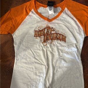 Harley Davidson baseball style t